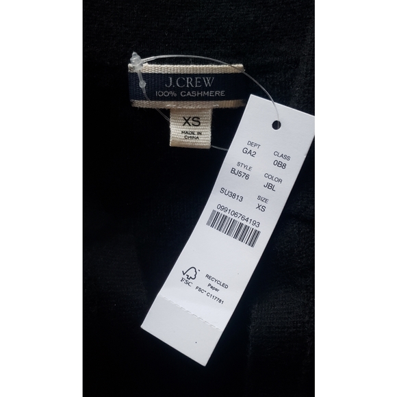 1. J.Crew Featherweight cashmere collared short-sleeve sweater - Picture 7 of 8